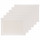 Lot 6x Set de table Rect - 50 x 35 cm - Beige