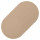 Lot de 6 sets de table rond Okaloo - Diam 38 cm - Beige