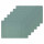 Lot de 6 sets de table rectangulaire Lake - 45 x 30 cm - Bleu