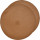 Lot de 2 sets de table tressés AFHIR - Diam. 38 cm - Terracotta