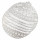 Lot de 2 sets de table boule de Noël - Diam 38 cm - Argent