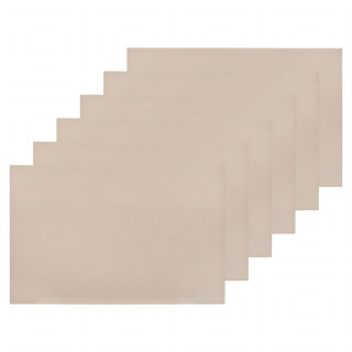 Lot de 6 sets de table MAX - 45 x 30 cm - Beige