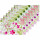 Lot de 6 sets de table Chloris - 28 x 43 cm - Rose