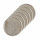 Lot de 6 sets de tables ronds en jute ALAGO - Diam. 38 cm - Argent