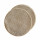 Lot de 2 sets de tables ronds en jute ALAGO - Diam. 38 cm - Or
