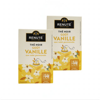 Lot 2x Thé noir à la vanille - Boîte 38g