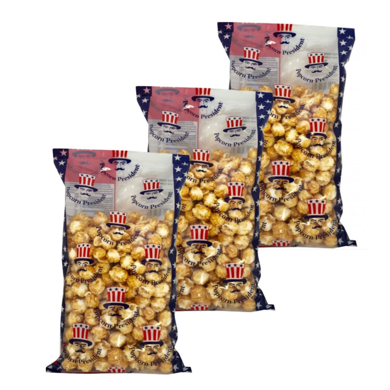 Lot 3x Popcorn caramélisé - Paquet 200g