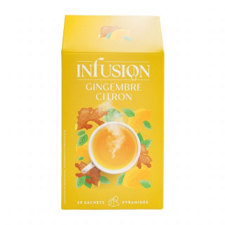 Lot 5x Infusion citron gingembre - Boîte 32g