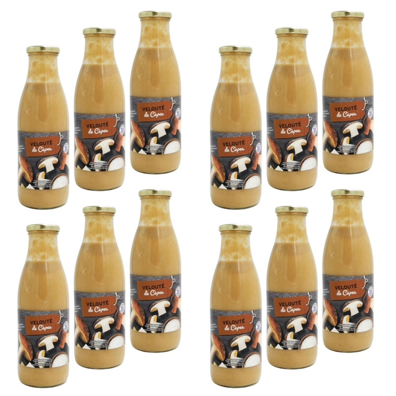 Lot 12x Velouté de cèpes - Bouteille 730ml