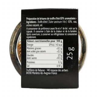 Lot 12x Brisures de truffe d'été - Pot 25g