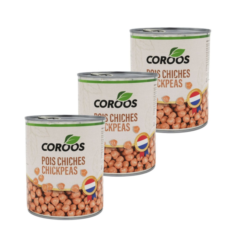 Lot 3x Pois chiches - Conserve 800g
