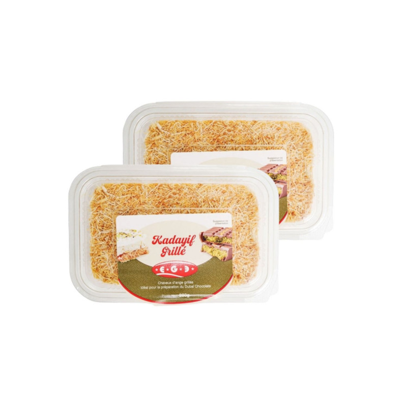 Lot 2x Kadayif grillé - Boîte 200g