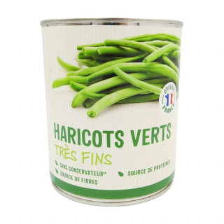 Lot 12x Haricots verts très fins - Conserve 800g