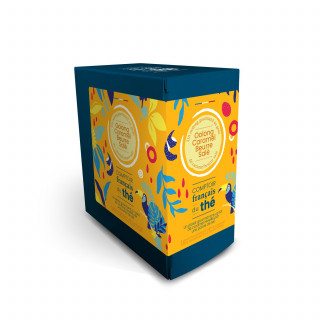Lot 6x Thé Oolong caramel beurre salé - 20 sachets - Boîte 40g