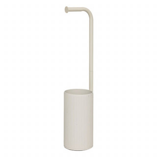 Dérouleur avec réserve pour papier toilette ONYX - Beige