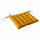 Galette de chaise PANAMA - 38 x 38 cm - Moutarde
