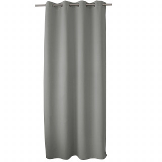 Rideau occultant ignifugé FLAMME - 140 x 260 cm - Gris clair