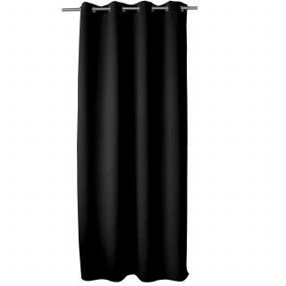 Rideau occultant ignifugé FLAMME - 140 x 260 cm - Noir