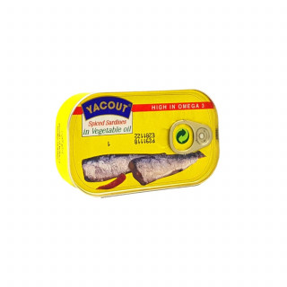 Sardines pimentées à l'huile - Conserve 125g