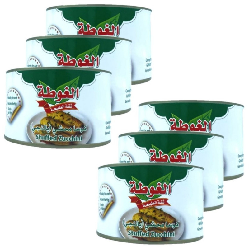 Lot 6x Courgettes farcies - Conserve 400g