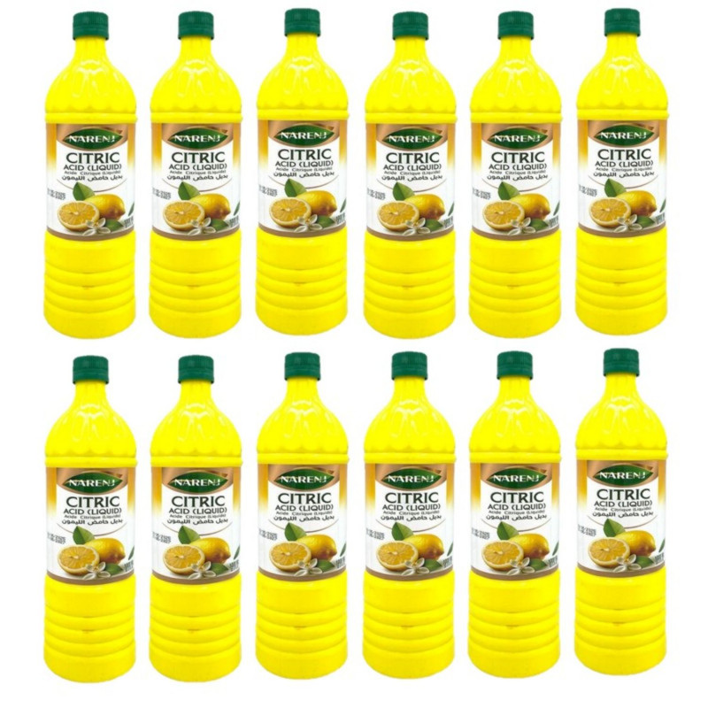 Lot 12x Jus de citron - Bouteille 1L