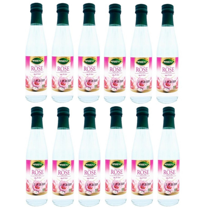 Lot 12x Eau de rose - Bouteille 250ml
