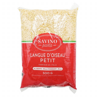 Pâtes langue d'oiseau petit n°75 - Paquet 500g