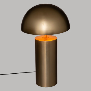 Lampe de table en métal CHAMPI - D. 30 cm - Doré
