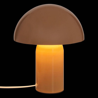 Lampe champignon en métal LITO - D. 20 cm - Beige