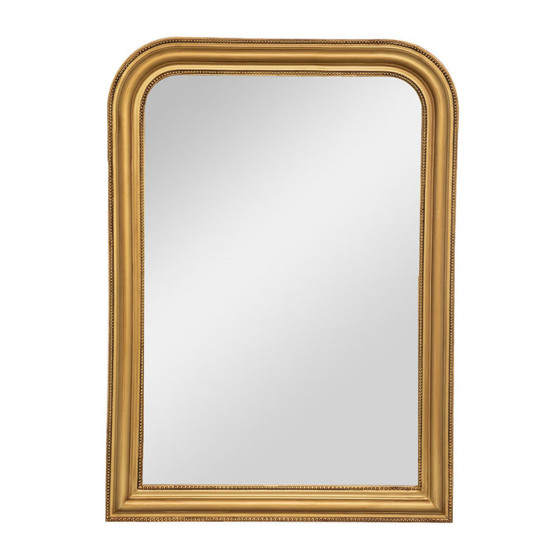 Miroir à moulures ADELE - 74 x 104 cm - Doré