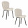 Lot de 2 chaises de salle à manger ESRA - Beige