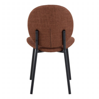Lot de 2 chaises de salle à manger CLIFF - Rouge