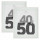 Lot de 2 cadres photo EVA - 40 x 50 cm - Blanc