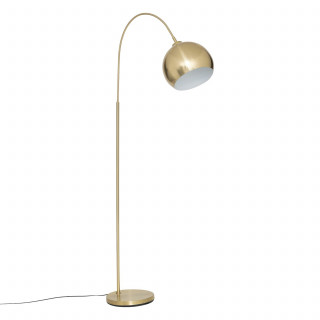 Lampadaire arc en acier FLORIS - H. 177 cm - Doré