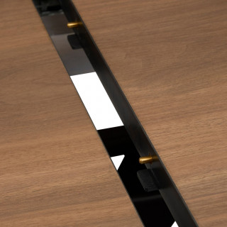 Table à manger extensible pour 6 personnes SANDRI - Marron