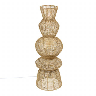 Lampadaire en jute TITUS - Beige