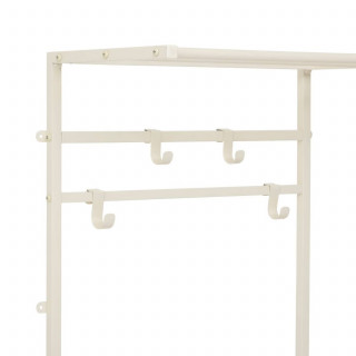 Vestiaire 4 patères avec tiroir TISSA - Beige