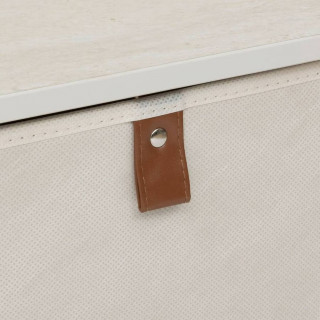 Vestiaire 4 patères avec tiroir TISSA - Beige