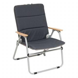 Chaise de camping pliante - Gris