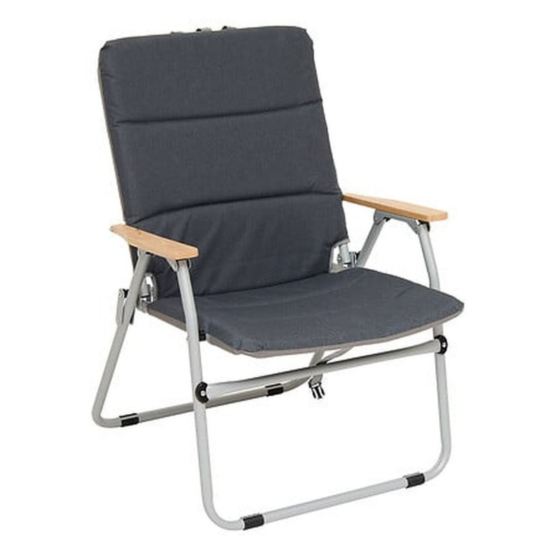 Chaise de camping pliante - Gris