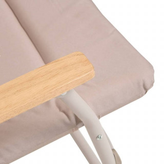 Chaise de camping pliante - Beige