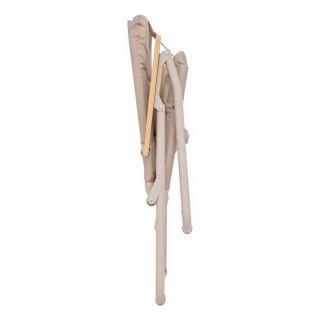 Lot de 2 chaises de camping pliantes - Beige
