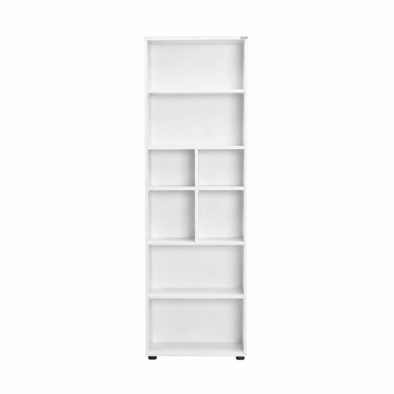 Bibliothèque haute 6 niveaux Blanc - LIGNEA