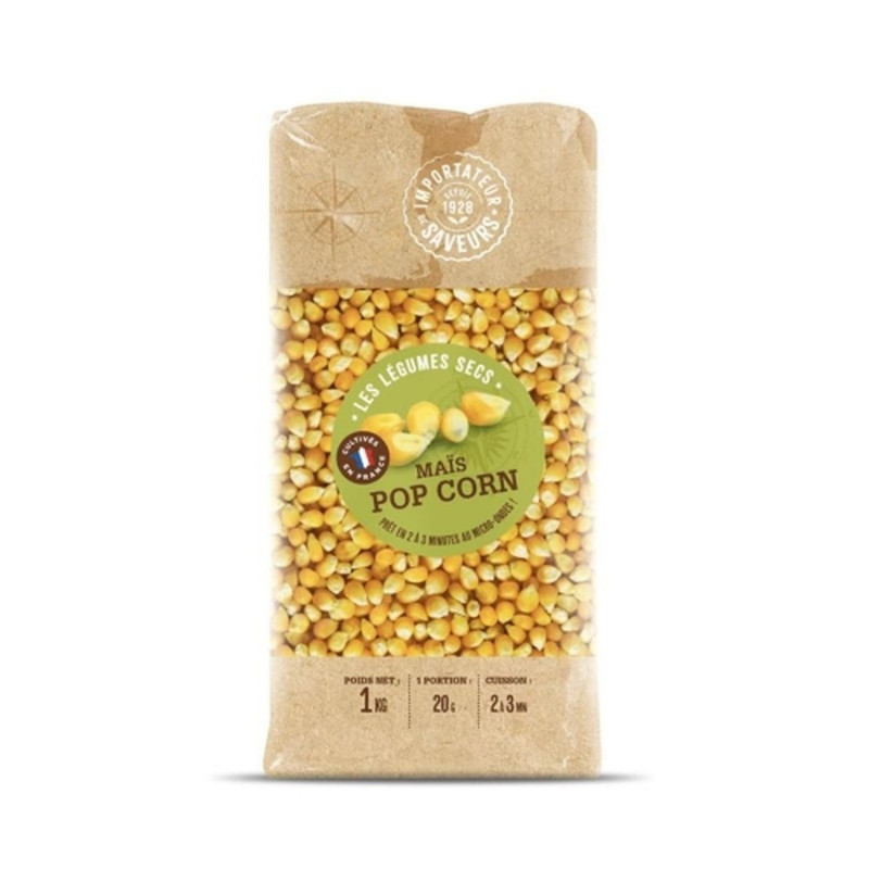 Maïs popcorn France - Paquet 1kg