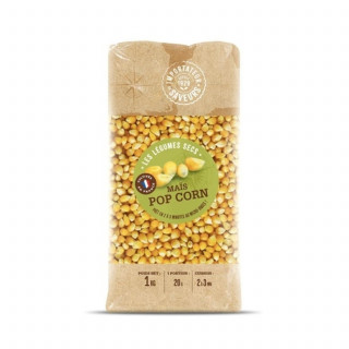 Lot 4x Maïs popcorn France - Paquet 1kg
