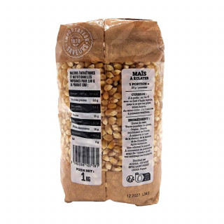 Lot 4x Maïs popcorn France - Paquet 1kg