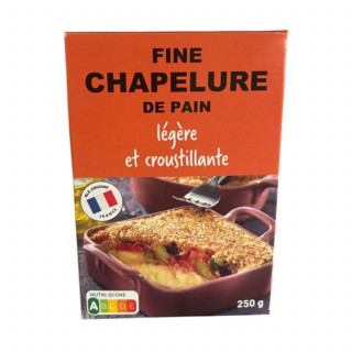 Lot 12x Fine chapelure de pain - Boîte 250g