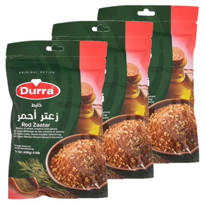 Lot 3x Zaatar rouge - Sachet 400g
