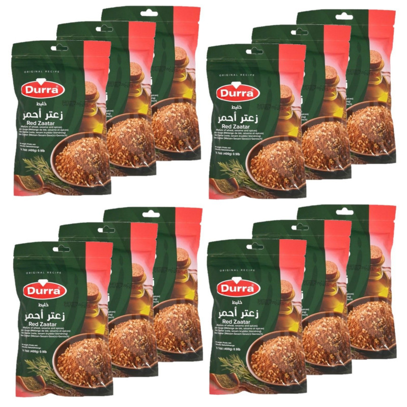 Lot 12x Zaatar rouge - Sachet 400g