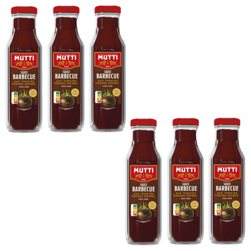 Lot 6x Sauce barbecue - Bouteille 300g